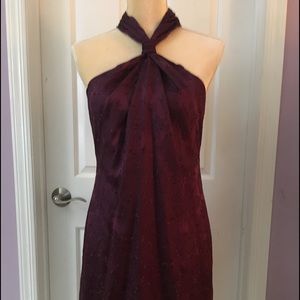 TOCCA Burgundy/wine  silk brocade dress